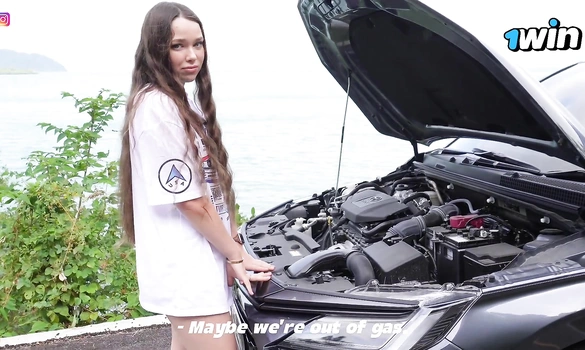 Встретил незнакомку, помог ей и заслужил на секс